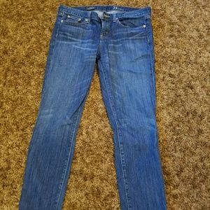 J Crew Toothpick ankle skinny jeans